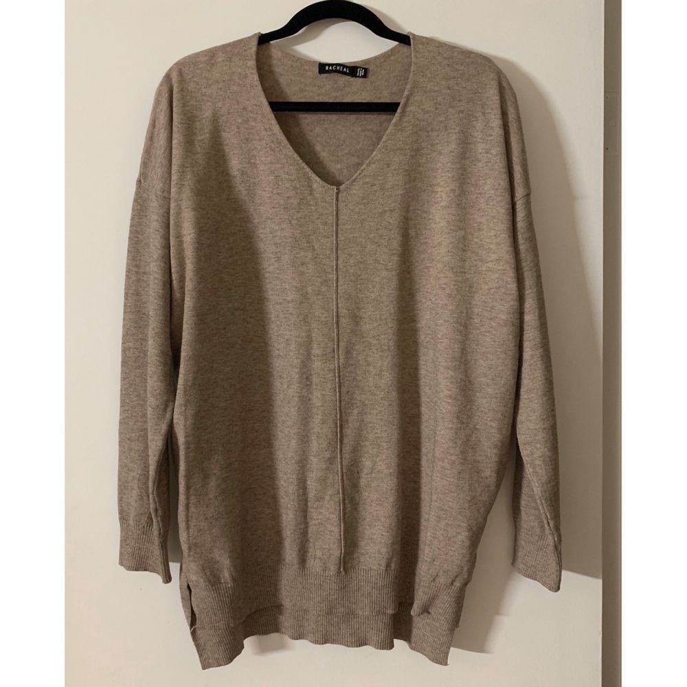 Long sleeve plus size basic sweater top